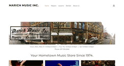 Desktop Screenshot of marichmusic.com